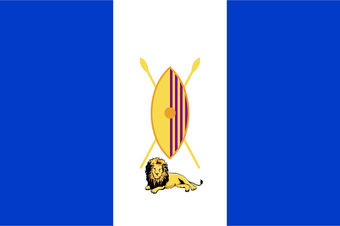 La bandera del Reino de Buganda