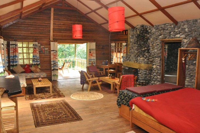 El lugar perfecto para relajarse y descansar: Mabira Rainforest Lodge.